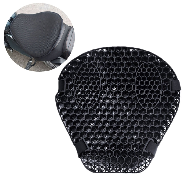 Shock-Absorbing Breathable Honeycomb Motorcycle Seat Cushion, Specification: PE Bag+Mesh Cover - In Car by buy2fix | Online Shopping UK | buy2fix