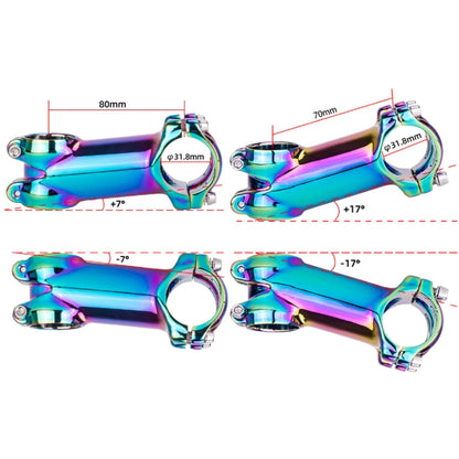 ZTTO Mountain Bike Colorful Aluminum Positive & Negative Riser(17 Degrees 80mm) - Others by ZTTO | Online Shopping UK | buy2fix