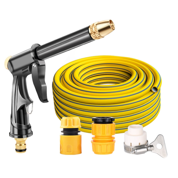 High Pressure Car Wash Hose Telescopic Watering Sprinkler, Style: H2+3 Connector+10m Tube - In Car by buy2fix | Online Shopping UK | buy2fix