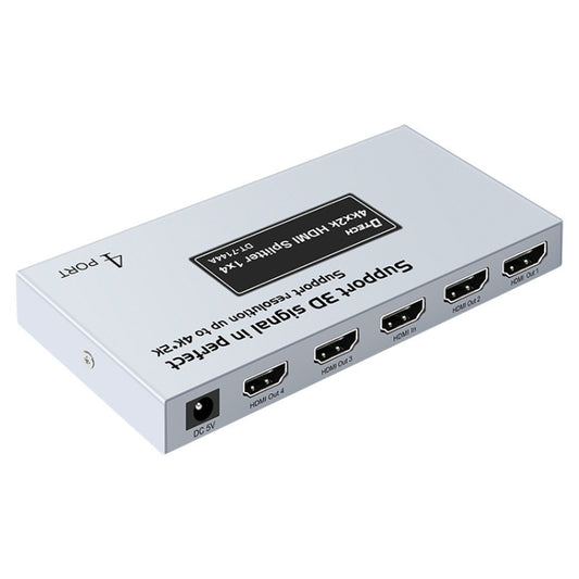 DTECH DT-7144A HDMI 2.0 1 In 4 Out 4K X 2K HD Video Splitter, CN Plug - Splitter by buy2fix | Online Shopping UK | buy2fix