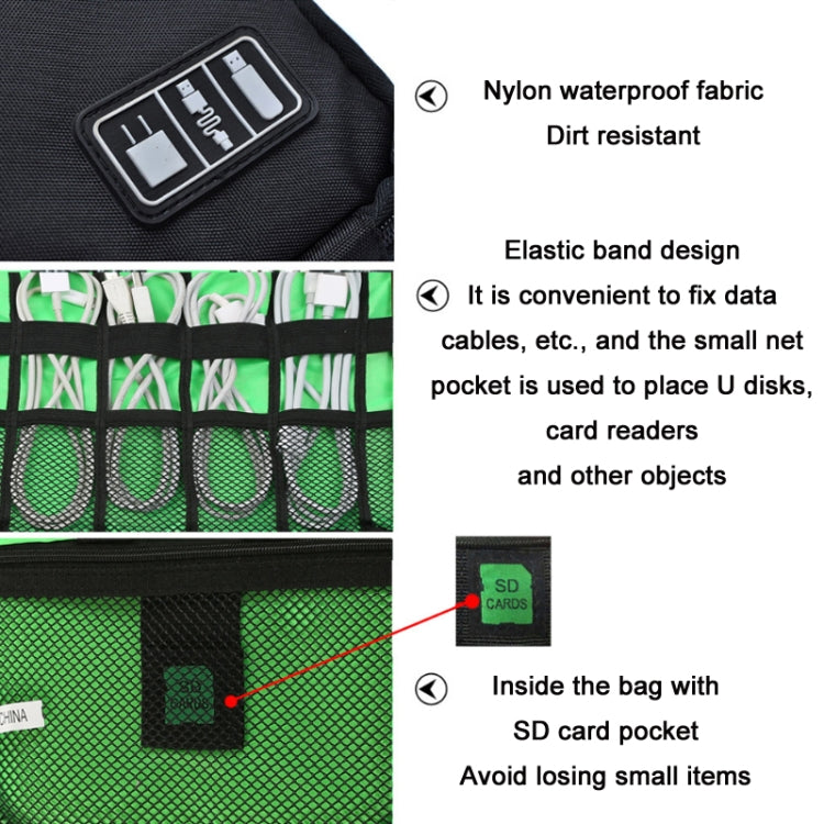 Multifunctional Portable Mobile Phone Digital Accessories U Disk Storage Bag, Color: Navy - Other by buy2fix | Online Shopping UK | buy2fix