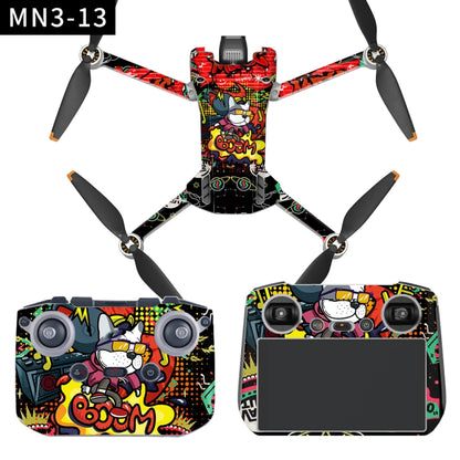 Flat Style Waterproof Anti-Scratch Sticker For DJI Mini 3 Pro RC With Screen Version(Mn3-13) - Stickers by buy2fix | Online Shopping UK | buy2fix