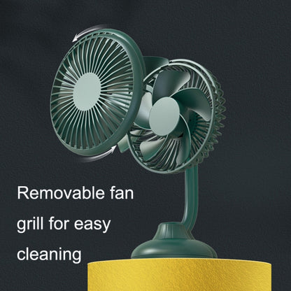 F502 Mini Hose Small Fan Car USB Fan(Black) - In Car by buy2fix | Online Shopping UK | buy2fix