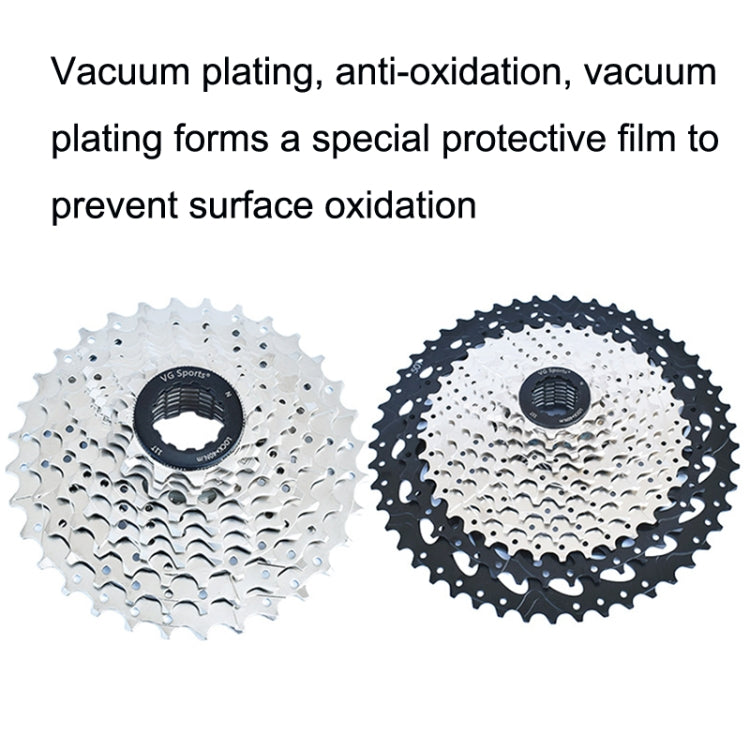 VG SPORTS Bicycle Lightweight Wear -Resistant Flywheel 10 Speed Highway 11-28T - Bicycle Chains & Rounds by VG SPORTS | Online Shopping UK | buy2fix