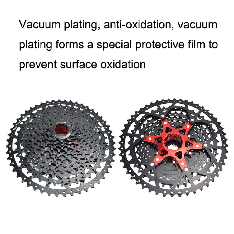 VG Sports Split Mountain Bike Lightweight Cassette Flywheel, Style: 9 Speed 42T (Black) - Outdoor & Sports by VG Sports | Online Shopping UK | buy2fix