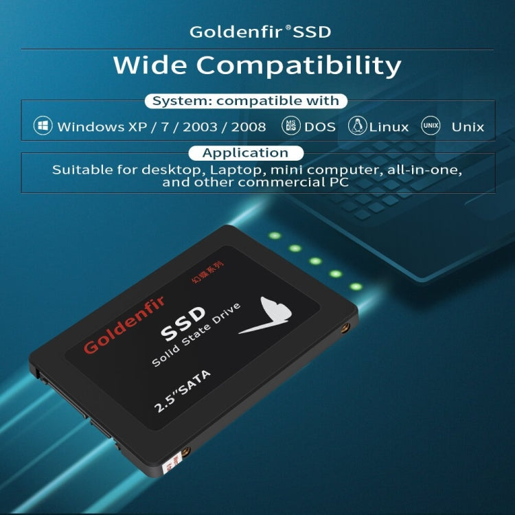 Goldenfir T650 Computer Solid State Drive, Flash Architecture: TLC, Capacity: 360GB - External Solid State Drives by Goldenfir | Online Shopping UK | buy2fix