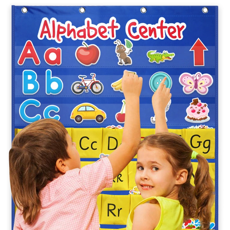 Alphabet Card Early Teaching Hanging Bag Letter Pocket - Early Education Toys by buy2fix | Online Shopping UK | buy2fix