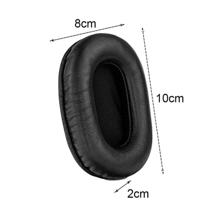 2 PCS Headset Sponge Earmuffs For SONY MDR-7506 / V6 / 900ST, Color: Brown Lambskin - Apple Accessories by buy2fix | Online Shopping UK | buy2fix