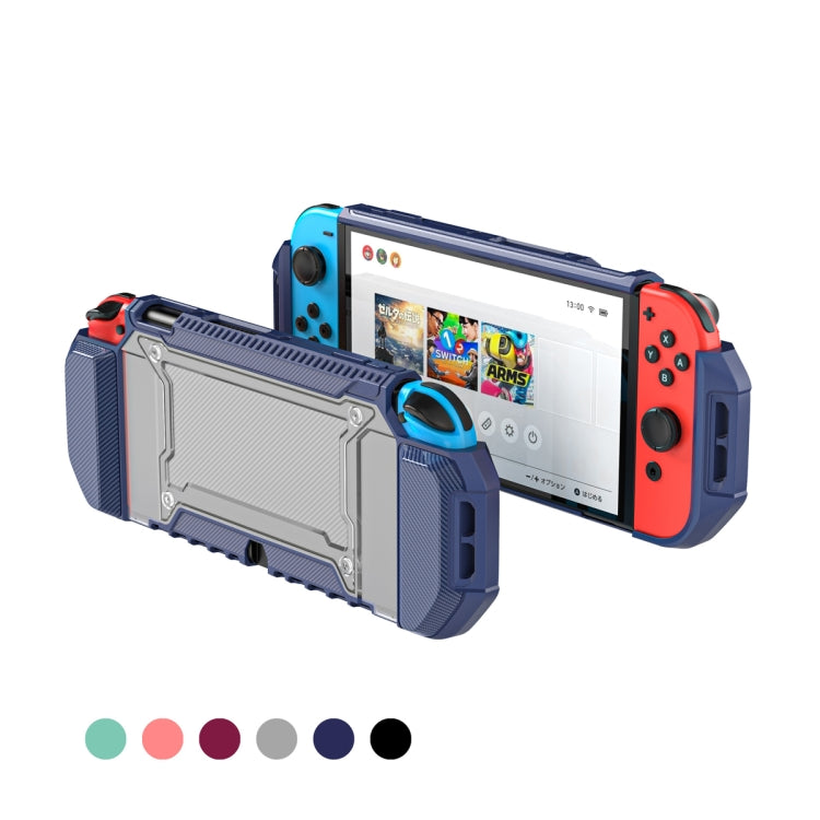 TPU+PC Two-in-one Non-slip Protective Case for Nintendo Switch OLED(Green) - Cases by buy2fix | Online Shopping UK | buy2fix