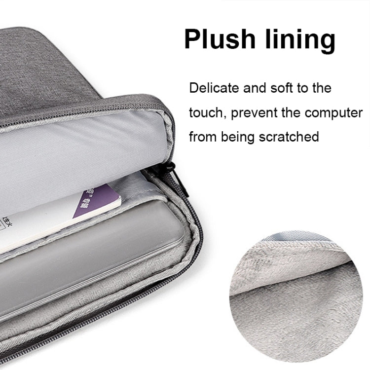 ST02 Large-capacity Waterproof Shock-absorbing Laptop Handbag, Size: 15.6 inches(Grey) - 15.6 - 17 inch by buy2fix | Online Shopping UK | buy2fix