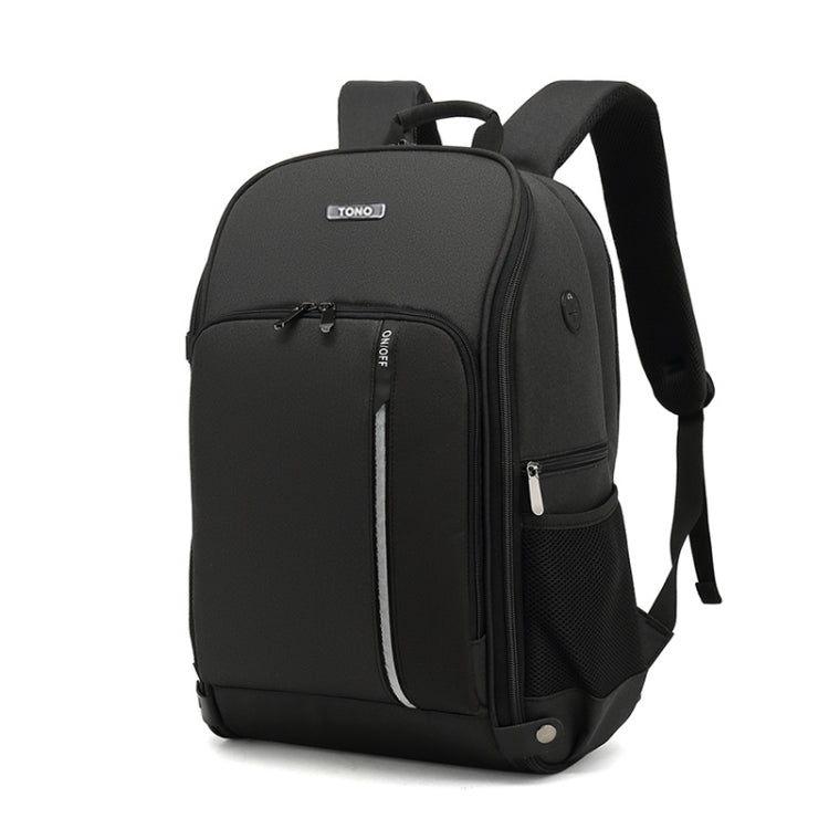 TONO LED Light SLR Digital Camera Backpack With USB Port(Black) - Backpack by TONO | Online Shopping UK | buy2fix