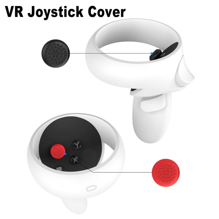 VR Silicone Eye Mask+Lens Protective Cover+Joystick Hat, For Oculus Quest 2(Pink) - Consumer Electronics by buy2fix | Online Shopping UK | buy2fix