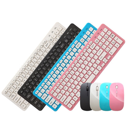 MLD-568 Office Gaming Mute Wireless Mouse Keyboard Set(Pink) - Wireless Keyboard by buy2fix | Online Shopping UK | buy2fix