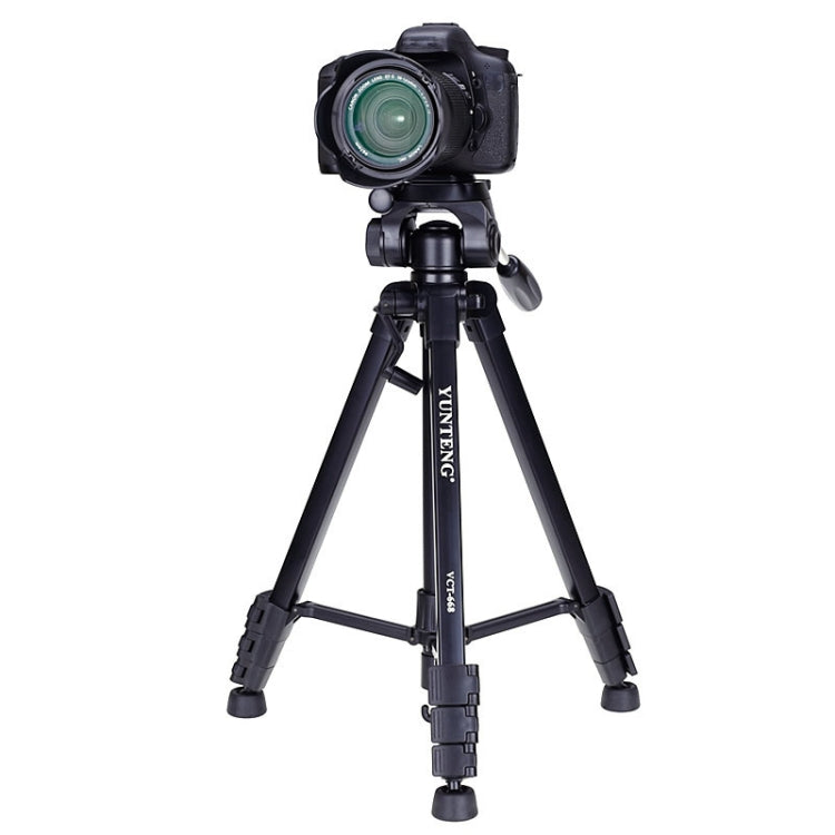 YUNTENG VCT-668RM Portable SLR Camera Tripod Mobile Phone Live Broadcast Support(Black) - Camera Accessories by YUNTENG | Online Shopping UK | buy2fix