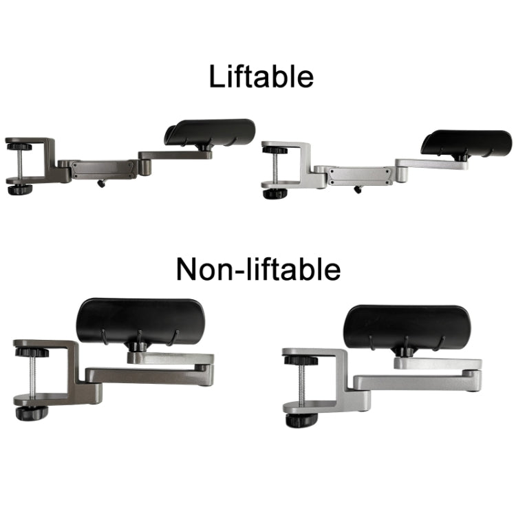 Aluminum Alloy Computer Desk Wrist Brace Arm Bracket, Color: Liftable Gray - Other by buy2fix | Online Shopping UK | buy2fix