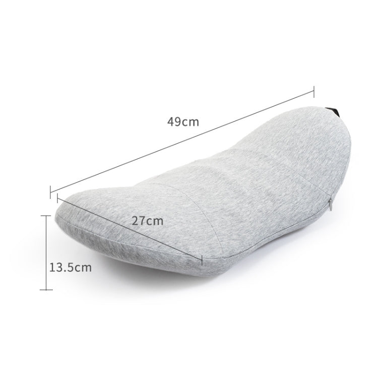 Memory Foam Lumbar Spine Cushion Pregnant Women Sleeping Lumbar Pillow(Light Gray) - Home & Garden by buy2fix | Online Shopping UK | buy2fix