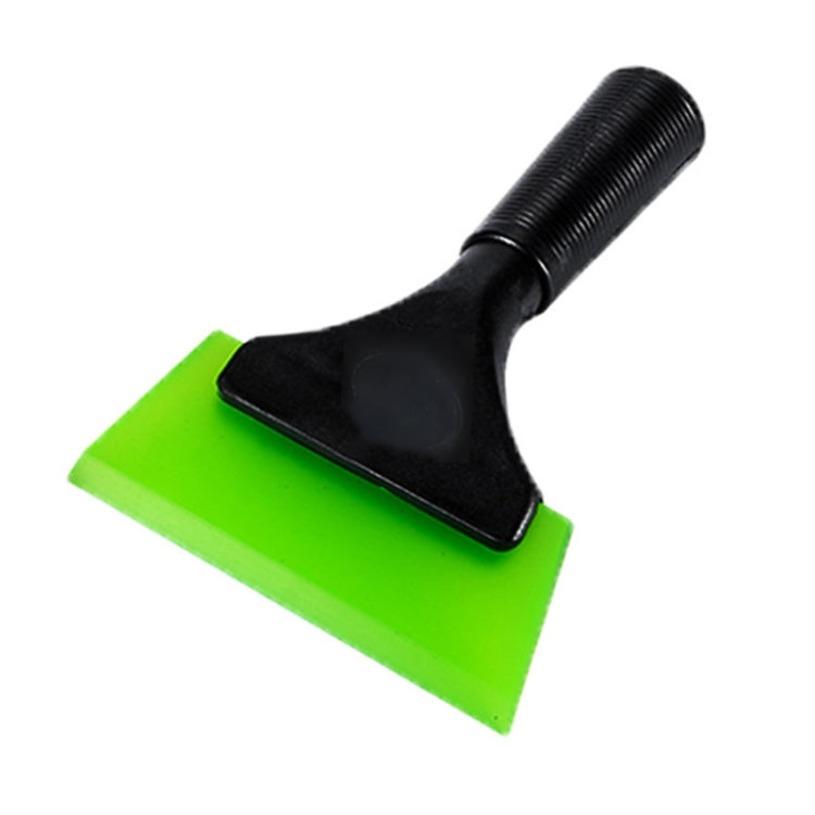 Plastic Bull Bar Film Squeegee Car Glass Cleaning Tools(Green With Handle) - In Car by buy2fix | Online Shopping UK | buy2fix