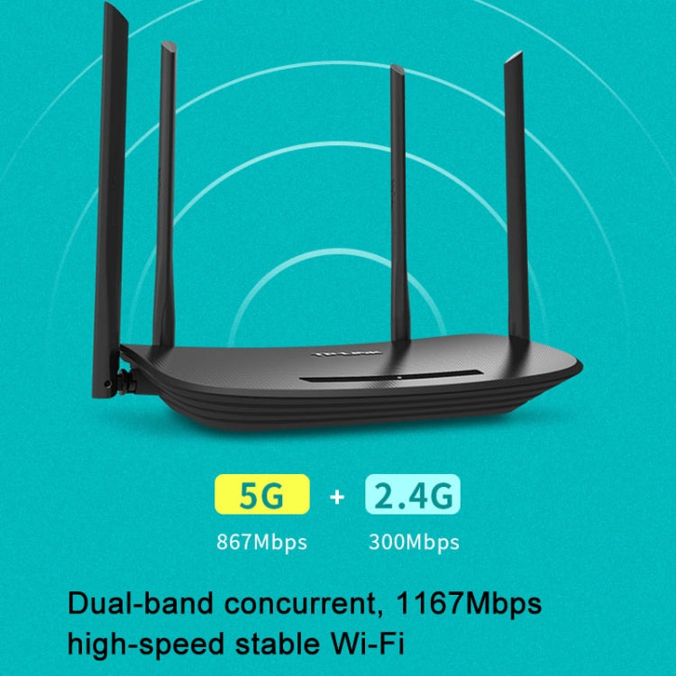 TP-LINK  TL-WDR5620  AC1200 5G/2.4G Dual-Band Gigabit Wireless Router,CN Plug With 1m Network Cable - Wireless Routers by TP-LINK | Online Shopping UK | buy2fix