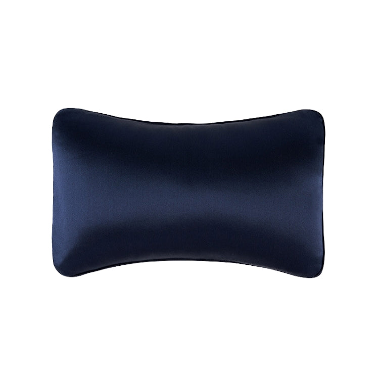 TZ19 Silk Car Head Pillow Car Memory Foam Comfort Lumbar Support(Navy) - In Car by buy2fix | Online Shopping UK | buy2fix