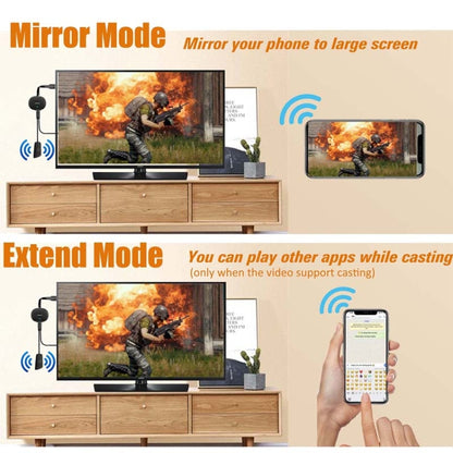 MiraScreen G26 Wireless HD Home TV Screen Projector, Specification: 2.4G+4K (Black) - Consumer Electronics by MiraScreen | Online Shopping UK | buy2fix