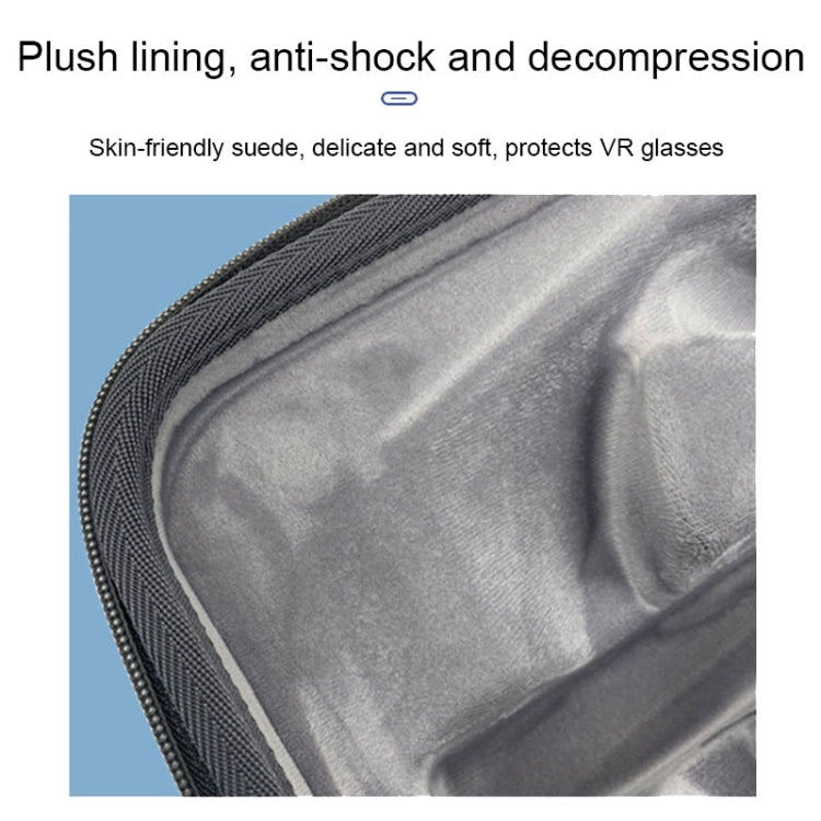 For Pico 4 HBV-494 EVA Anti-shock and Drop-proof VR Glasses Storage Bag(Grey) - Consumer Electronics by buy2fix | Online Shopping UK | buy2fix