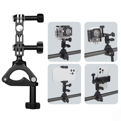 Bike Cycling Bracket Mount for Cell Phone & Sports Camera,Spec: Camera Set - Outdoor & Sports by buy2fix | Online Shopping UK | buy2fix