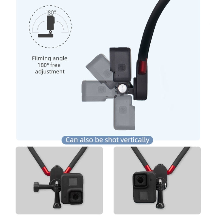 JUNNX Bracket Neck Mount For Most Action Cameras & Smart Phones,Spec: G02-2 - DJI & GoPro Accessories by buy2fix | Online Shopping UK | buy2fix