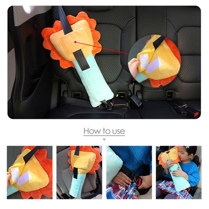 50cm Children Car Belt Cartoon Shoulder Protector Pillow(Crocodile) - In Car by buy2fix | Online Shopping UK | buy2fix