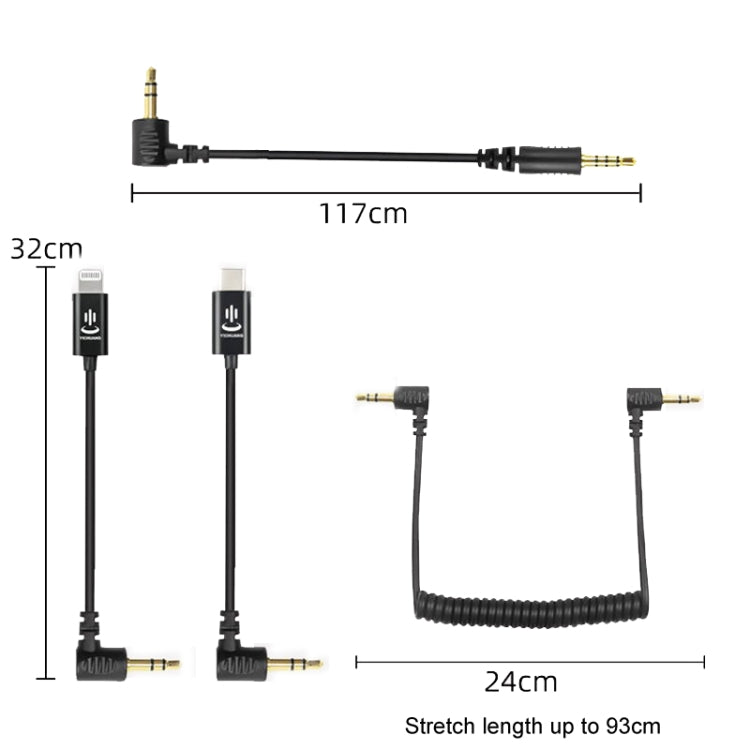 3.5mm TRS to TRS  For Rode Microphone YICHUANG Adapter Audio Cable - Microphone Audio Cable & Connector by YICHUANG | Online Shopping UK | buy2fix