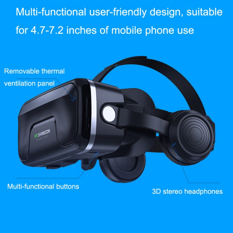 VRSHINECON G04EA Increase Version 7th VR Glasses 3D Virtual Reality Game Digital Glasses With Headset - VR Headset by VRSHINECON | Online Shopping UK | buy2fix