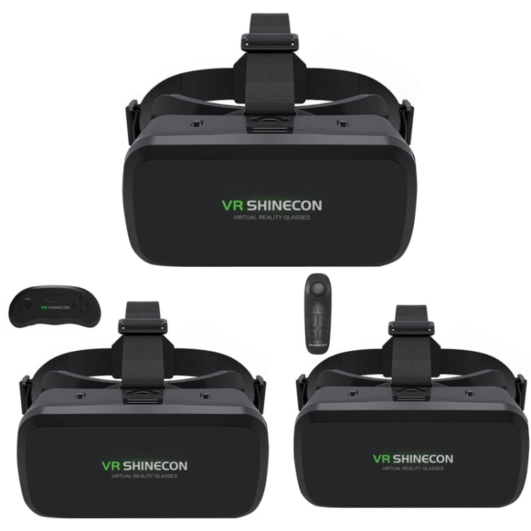 VR SHINECON G06A+B01 Handle Mobile Phone VR Glasses 3D Virtual Reality Head Wearing Gaming Digital Glasses - Consumer Electronics by VR SHINECON | Online Shopping UK | buy2fix