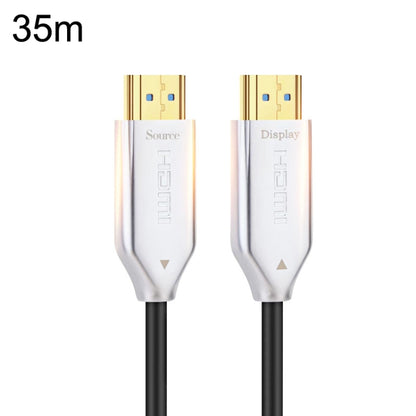 2.0 Version HDMI Fiber Optical Line 4K Ultra High Clear Line Monitor Connecting Cable, Length: 35m(White) - Cable by buy2fix | Online Shopping UK | buy2fix