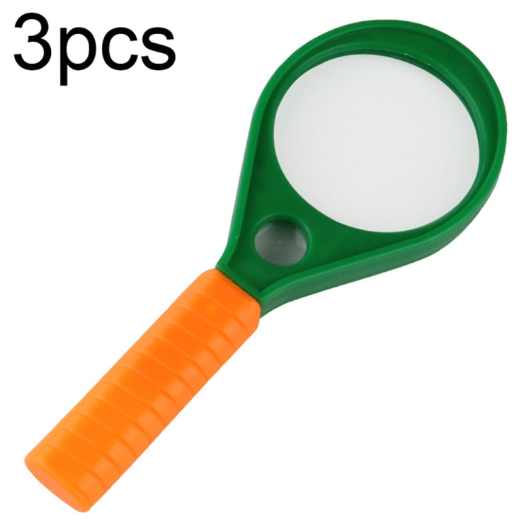 3pcs 3X/4X/6X/8X Elderly Reading Handheld Bifocal HD Magnifier, Specification: 50mm - Consumer Electronics by buy2fix | Online Shopping UK | buy2fix