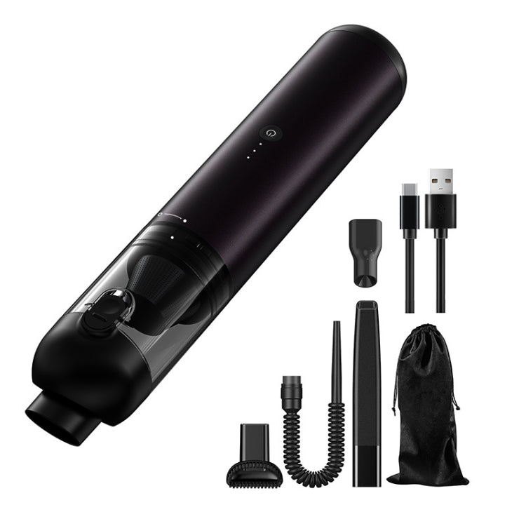 P03 16000Pa Strong Suction High Power Portable Handheld Wireless Car Vacuum Cleaner(Star Black) - In Car by buy2fix | Online Shopping UK | buy2fix