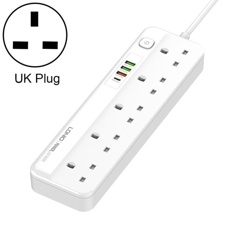 LDNIO 5+4 Ports Multifunctional Travel Home Office Fast Charging Socket(UK Plug) - Extension Socket by LDNIO | Online Shopping UK | buy2fix