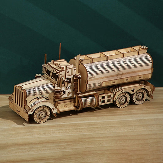Fuel Tanker Money Storage Jar 3D Wooden Puzzle Children Educational Toys DIY Handmade Ornaments  Large - Puzzle Toys by buy2fix | Online Shopping UK | buy2fix