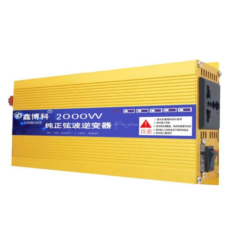 XINBOKE High Power Household Car Sine Wave Inverter 48V 2000W To 220V 1000W(Single Display) - In Car by XINBOKE | Online Shopping UK | buy2fix