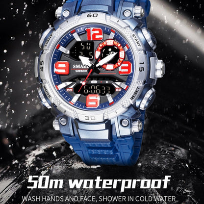 SMAEL 1921 Outdoor Sports Waterproof Men Luminous Time Watch Electronic Watch(Red) - LED Digital Watches by SMAEL | Online Shopping UK | buy2fix