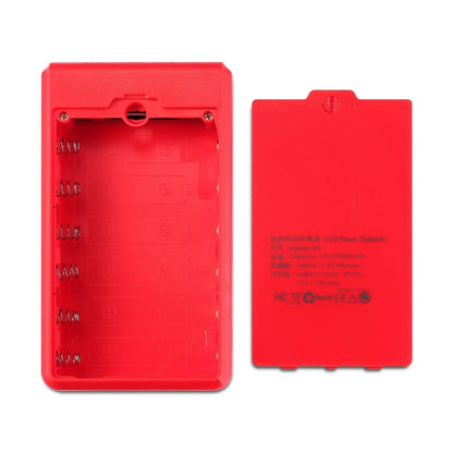 Q6 Removable 6 Sections 18650 Battery Box Charger Case, Style: Ordinary(Red) - Consumer Electronics by buy2fix | Online Shopping UK | buy2fix