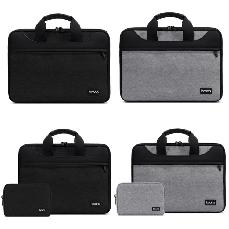 Baona BN-I003 Oxford Cloth Full Open Portable Waterproof Laptop Bag, Size: 11/12 inches(Black) -  by Baona | Online Shopping UK | buy2fix