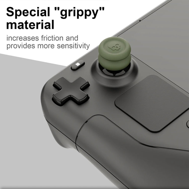 For Steam Deck Game Console Joystick Cap Set Anti-skid Combination Button Cap(Black) - Accessories by buy2fix | Online Shopping UK | buy2fix