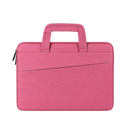 ST03 Waterproof Laptop Storage Bag Briefcase Multi-compartment Laptop Sleeve, Size: 13.3 inches(Rose Pink) - 13.3 inch by buy2fix | Online Shopping UK | buy2fix