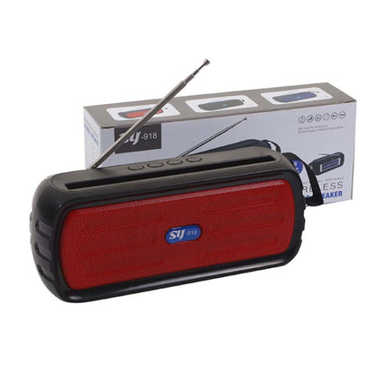 BAIJIALI SY-918 Solar Emergency Radio Read U Disk Large Volume Speaker LED Light Portable Player(Black) - Consumer Electronics by BAIJIALI | Online Shopping UK | buy2fix