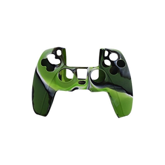 For PS5 Controller Silicone Case Protective Cover, Product color: Camouflage Green - Cases by buy2fix | Online Shopping UK | buy2fix