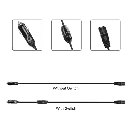 12V/24V Car Refrigerator Cable B Suffix Cigarette Lighter Plug Power Cord, Length: 5m With Switch -  by buy2fix | Online Shopping UK | buy2fix