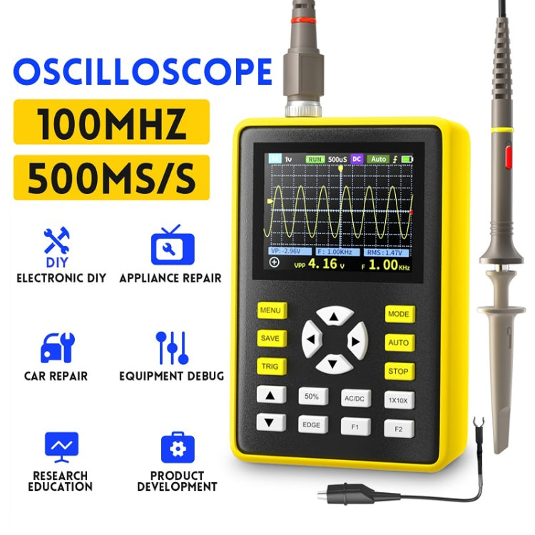 FNIRSI 2.4 Inch IPS Screen 100MHz Digital Oscilloscope(5012H) - Digital Multimeter by FNIRSI | Online Shopping UK | buy2fix