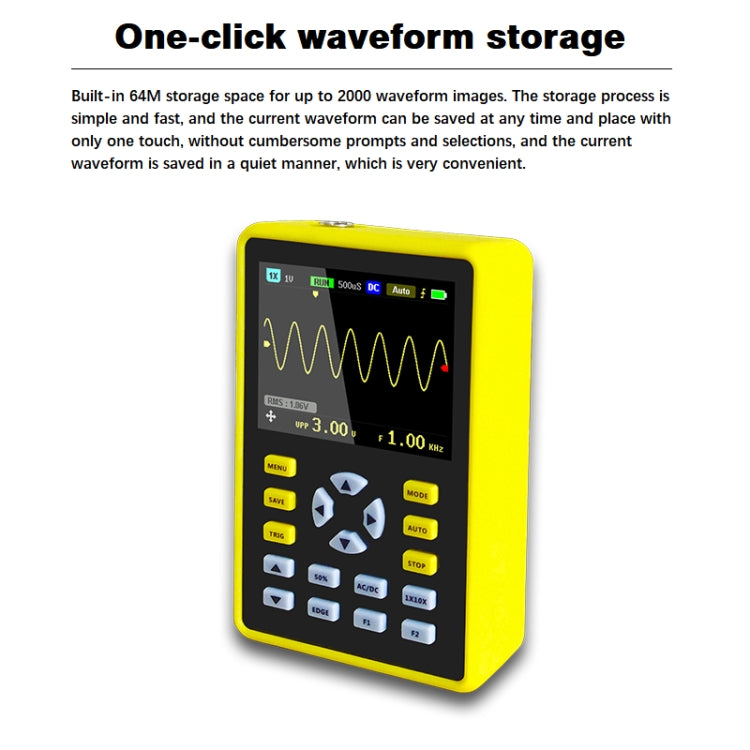 FNIRSI 2.4 Inch IPS Screen 100MHz Digital Oscilloscope(5012H) - Digital Multimeter by FNIRSI | Online Shopping UK | buy2fix