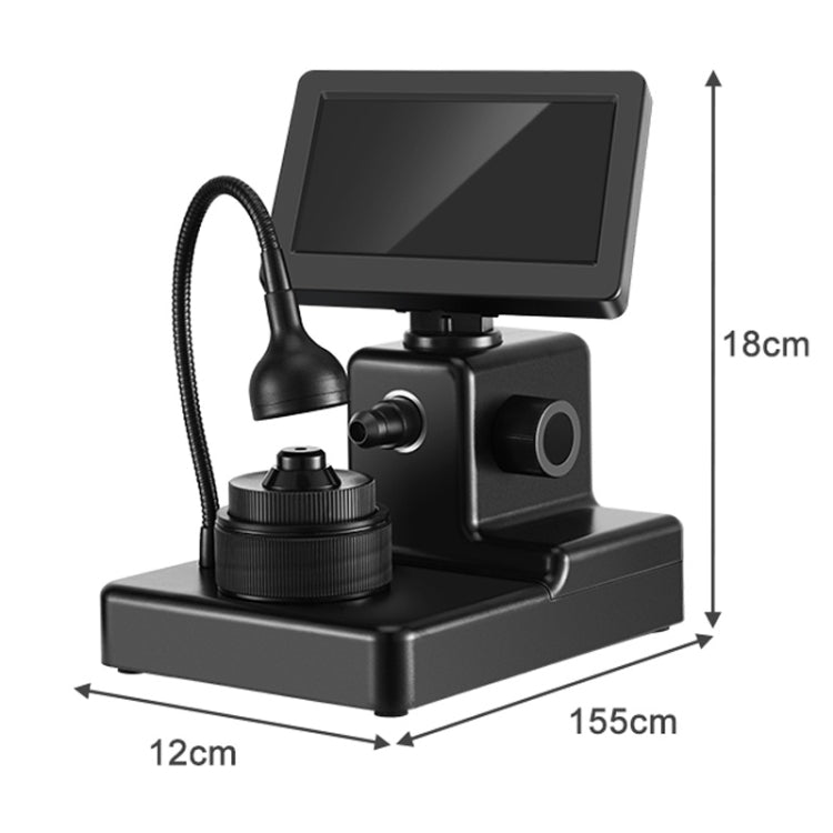 HJ1000 50-1000X Diamond Waist Code Microscope GIA Jewelry Waist Code Instrument - Digital Microscope by buy2fix | Online Shopping UK | buy2fix