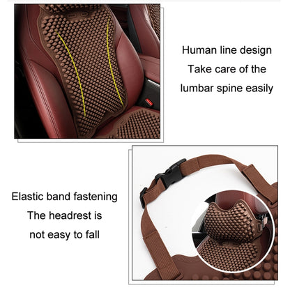 Silicone Car Seat Cushion Summer Breathable Cool Pad, Color: Rear Cushion Black -  by buy2fix | Online Shopping UK | buy2fix