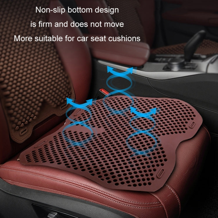 Silicone Car Seat Cushion Summer Breathable Cool Pad, Color: Rear Cushion Black -  by buy2fix | Online Shopping UK | buy2fix